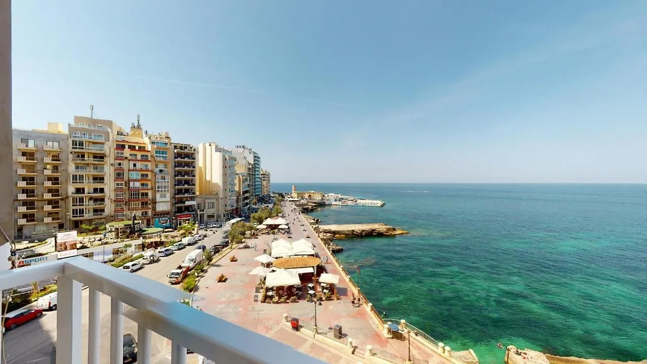 6Th Floor Seafront Apartment With Open Sea Views Sliema